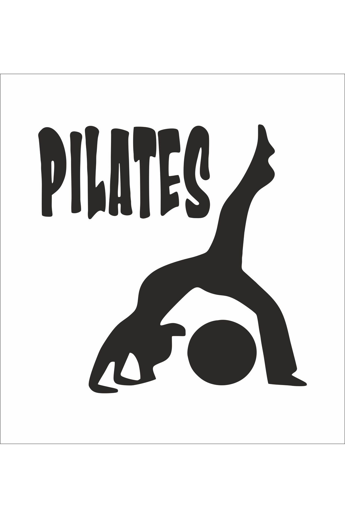 hediyenebak Pilates Araç, Araba, Oto, Motorsiklet, Kask, Laptop, Cam Sticker 20x20 cm