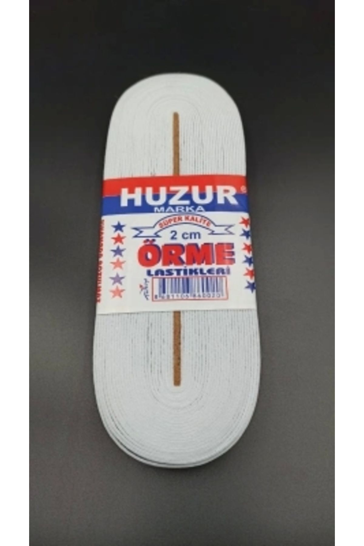 shopwave BEYAZ - 2CM PAÇA LASTİK YASSI GENİŞ 10MT (5047)