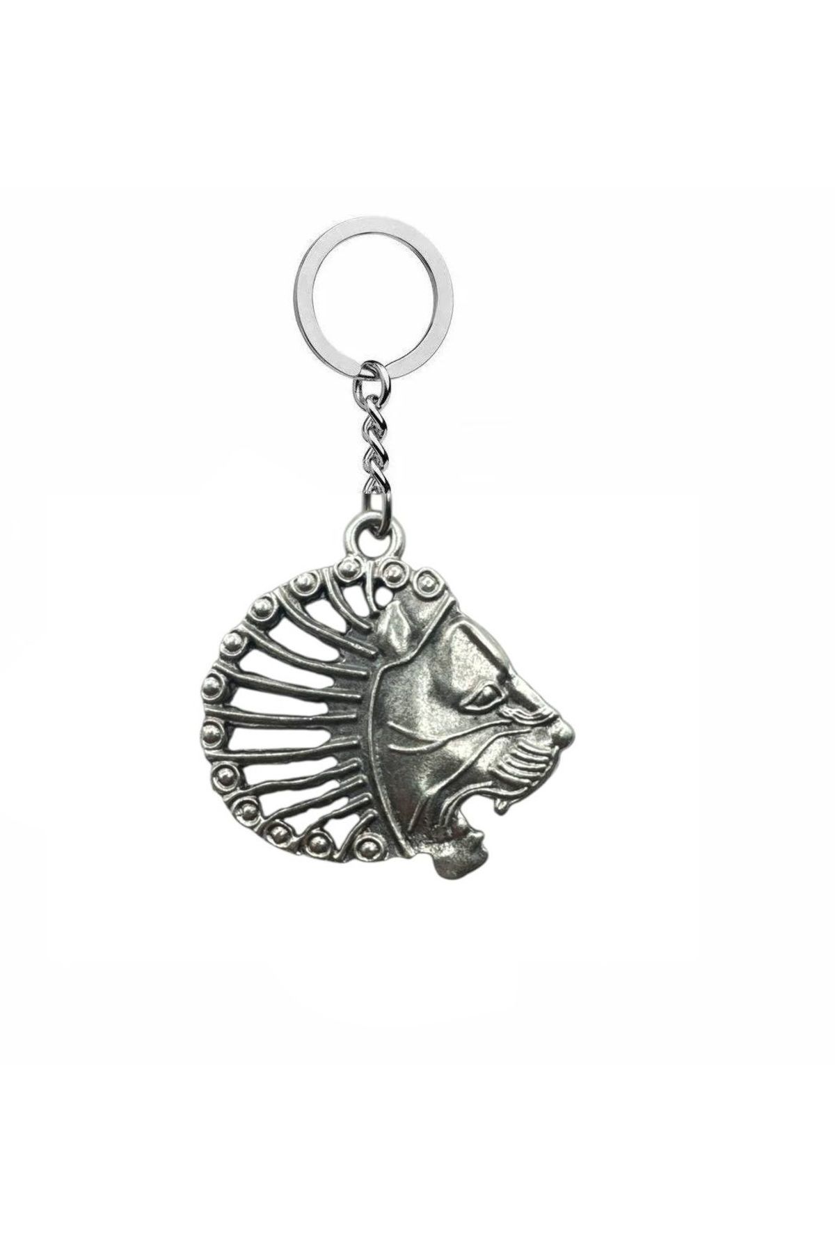 Herşey Nota Ancient Majesty – Yeleli Aslan Figürlü Unisex Metal Anahtarlık