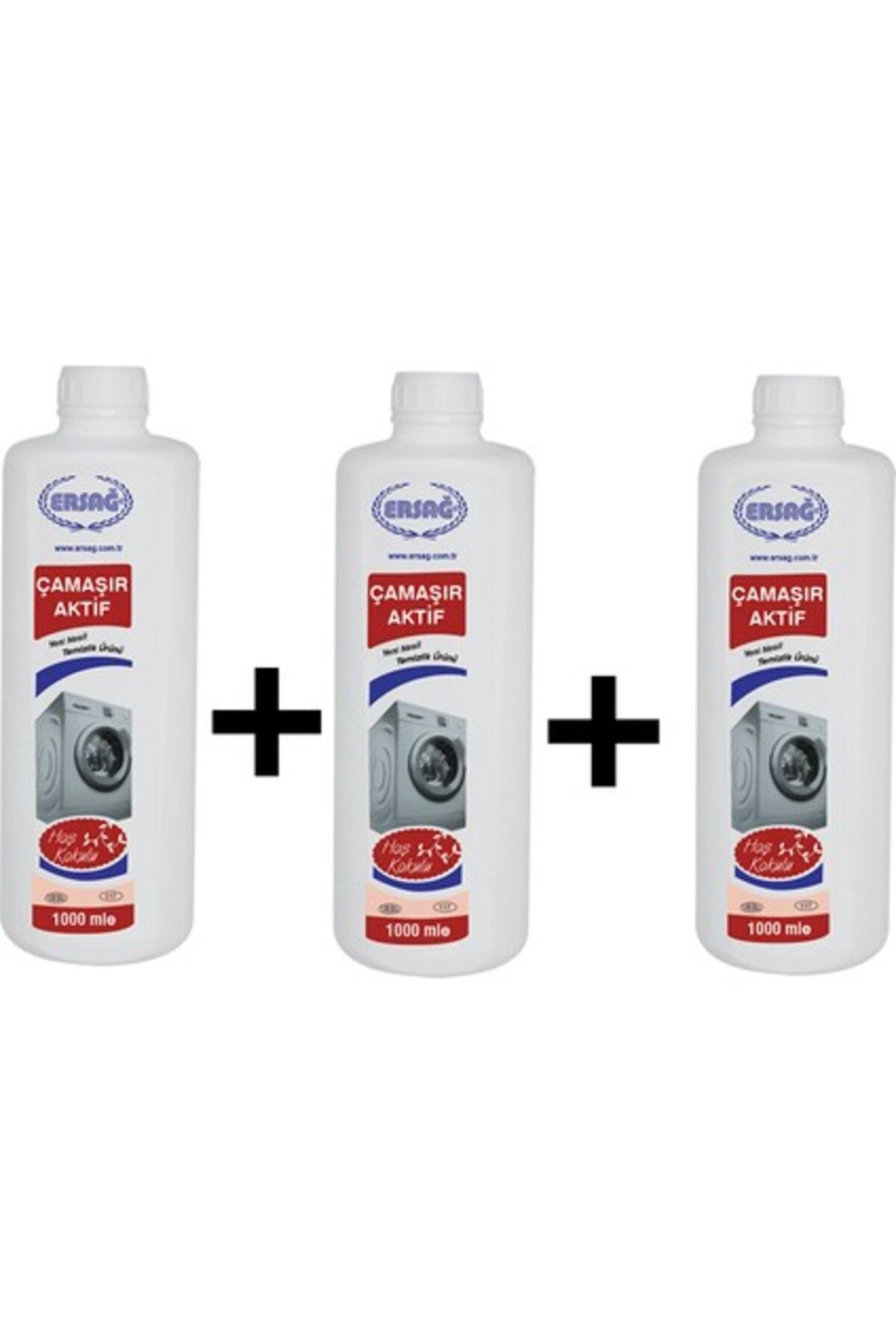 Ersağ Ersağ Çamaşır Aktif 3 x 1000 ml