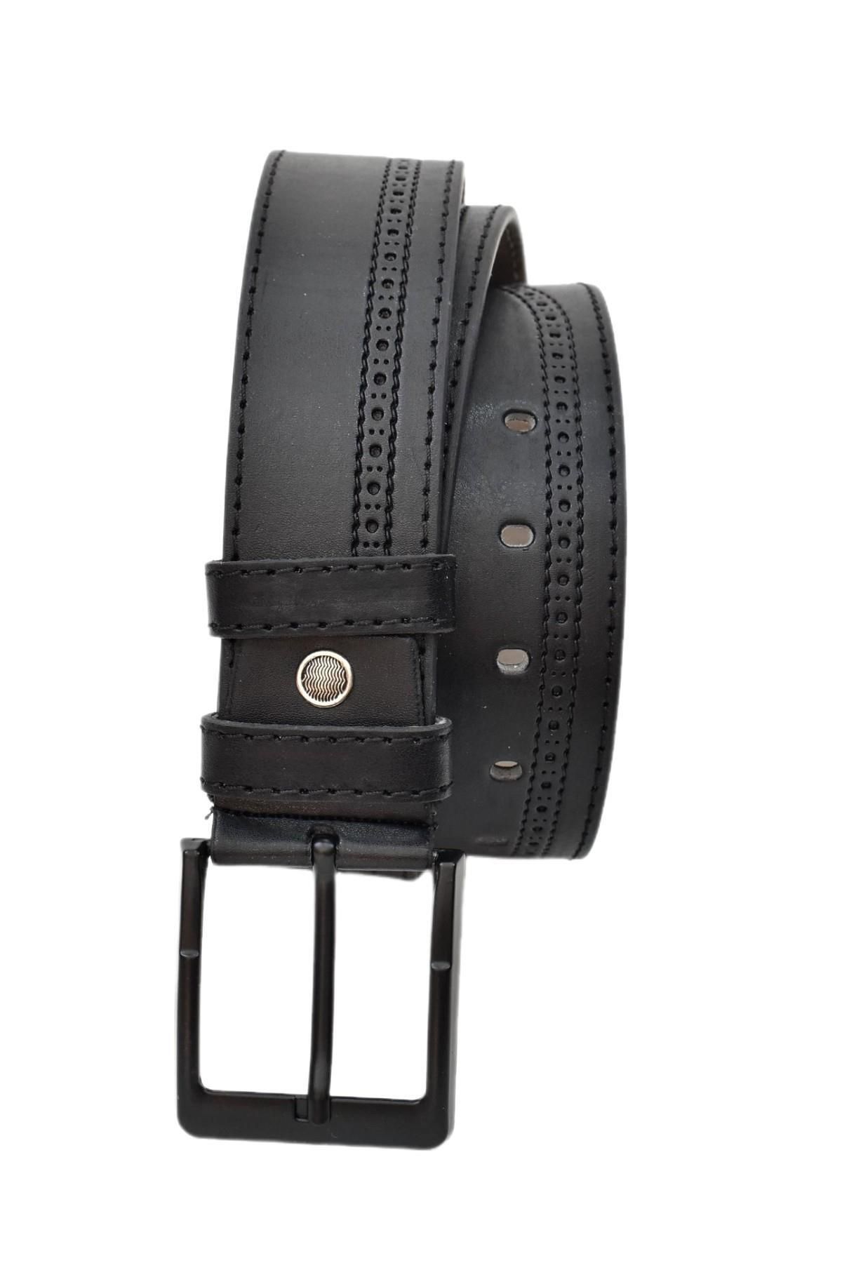 DYNAMO Erkek Suni Deri Kemer Jeans Pantolon İçin BGL-ST04520