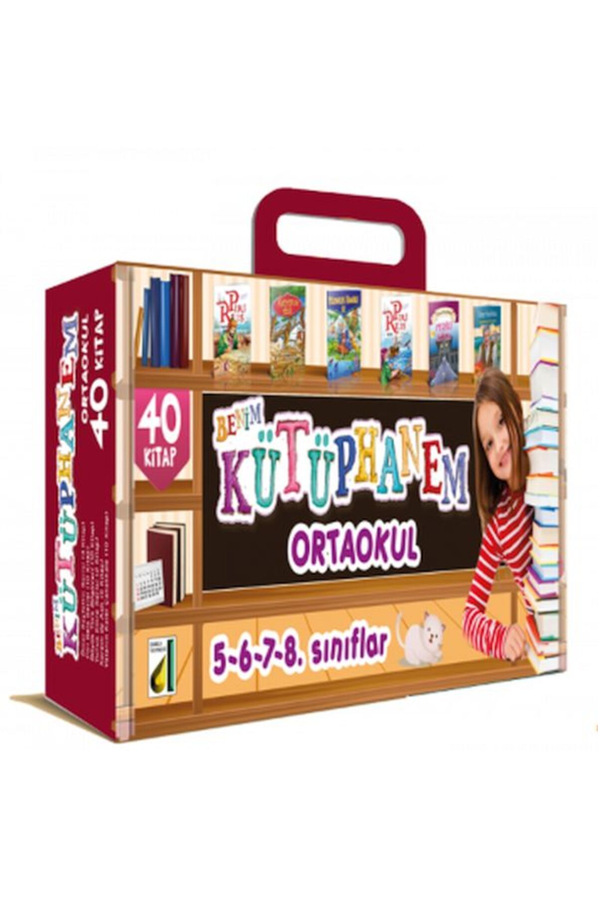 Damla Yayınevi Benim Kütüphanem Ortaokul - 5.6.7.8. Sınıflar (40 Kitap)