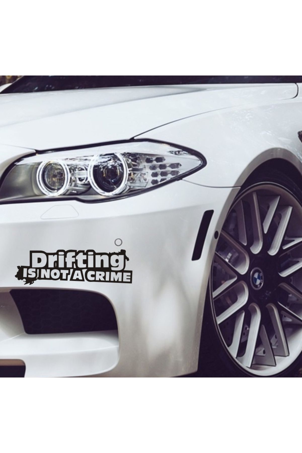 hediyenebak Drifting Is Not A Crime Araç, Araba, Oto, Motorsiklet, Kask, Laptop, Cam Sticker 15x5 cm
