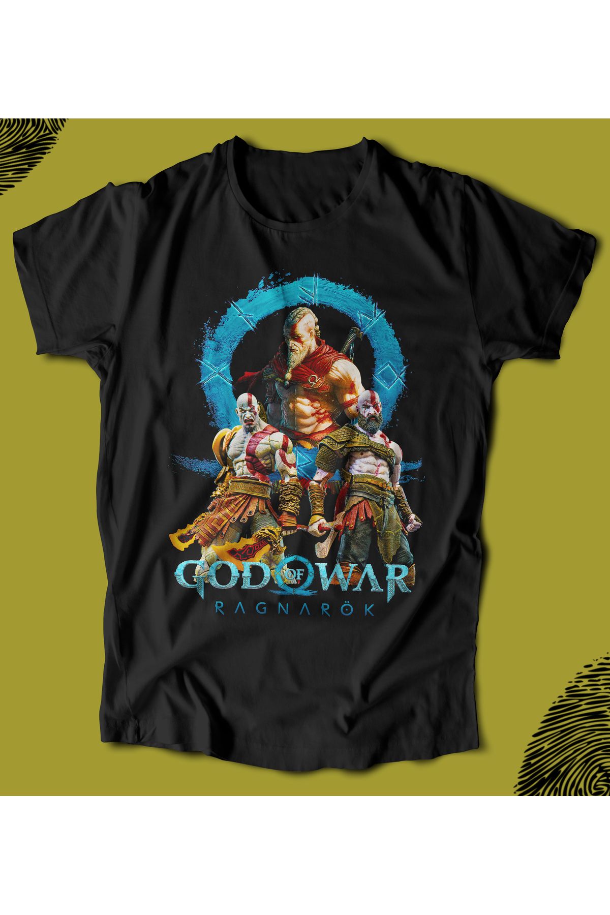 BUTSHIRT BU Tişört 'God Of War - Ragnarök' Regular-Fit' Unisex Tişört