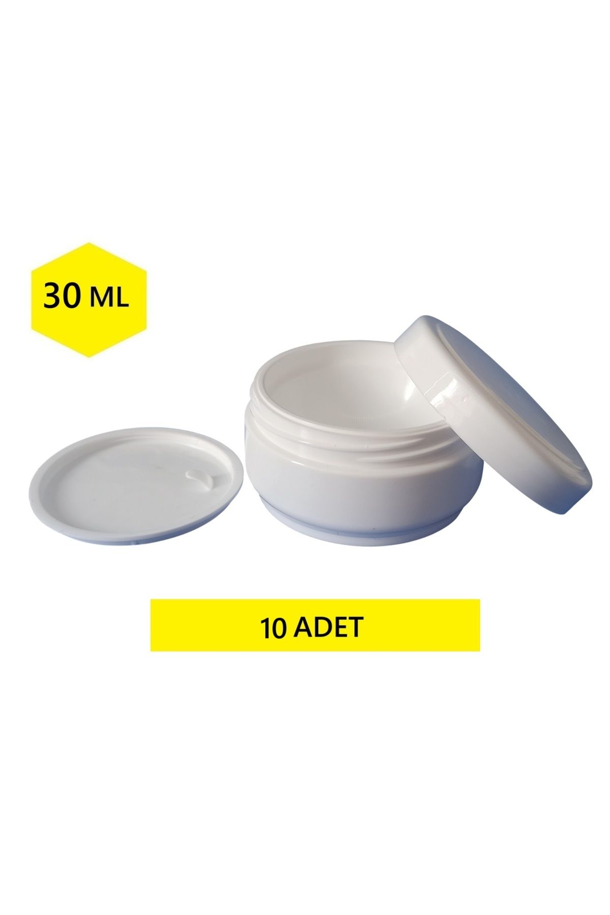 demethome 10-25-30-50-100-150 Ml CC Boş Pomat-krem-kozmetik Kutusu Plastik Krem Kavanozu Adet Şeçenekli