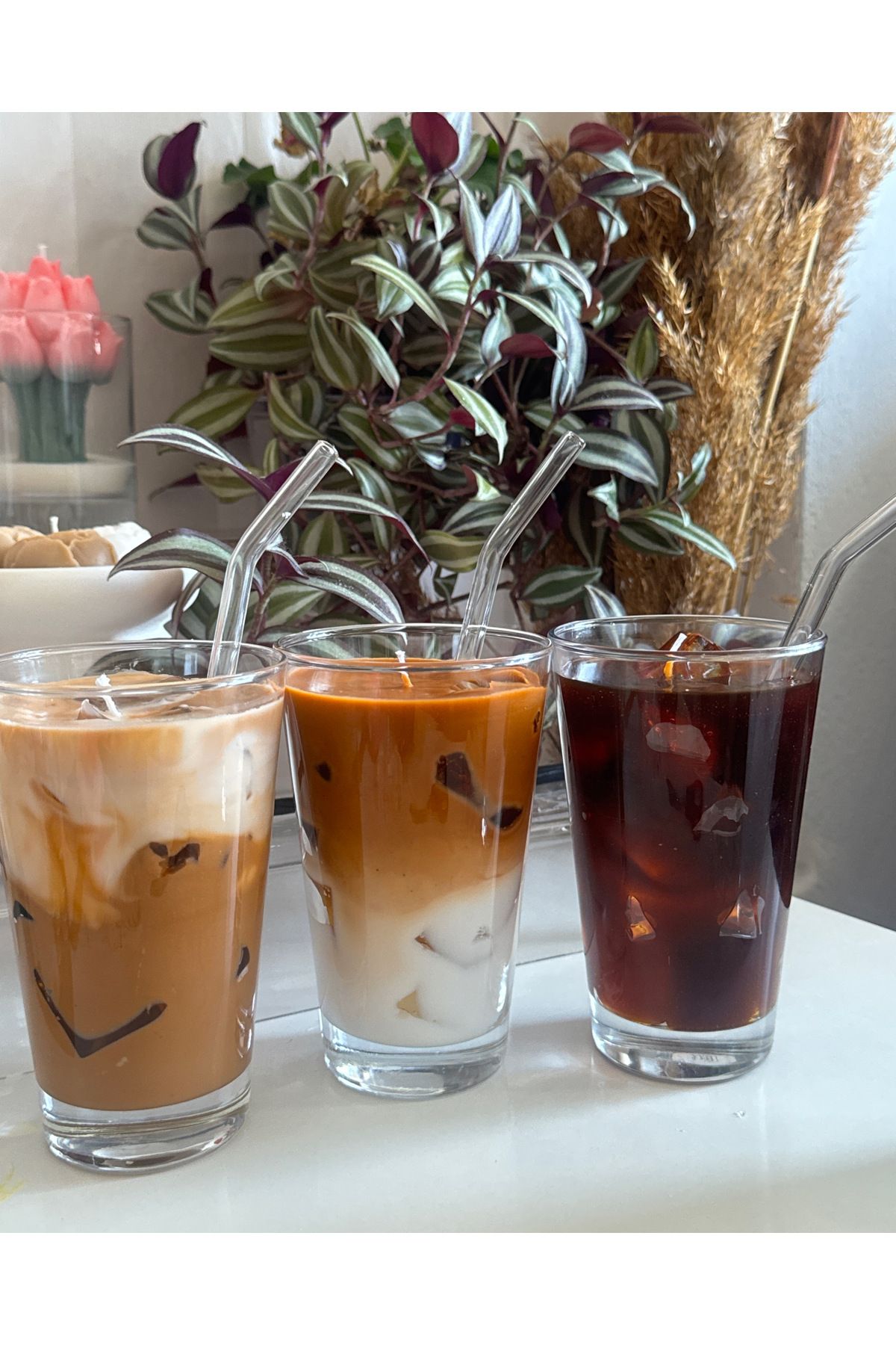 yeyu candles İce Coffee Set