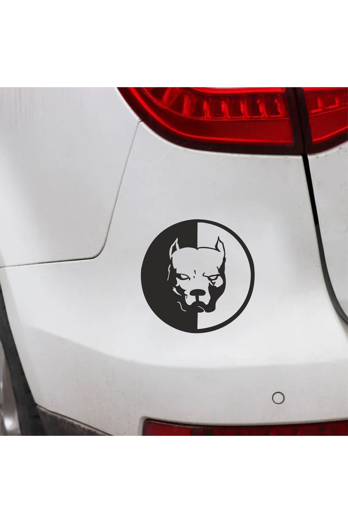 hediyenebak Pitbull Köpek Araç, Araba, Oto, Motorsiklet, Kask, Laptop, Cam Sticker 13x13 cm