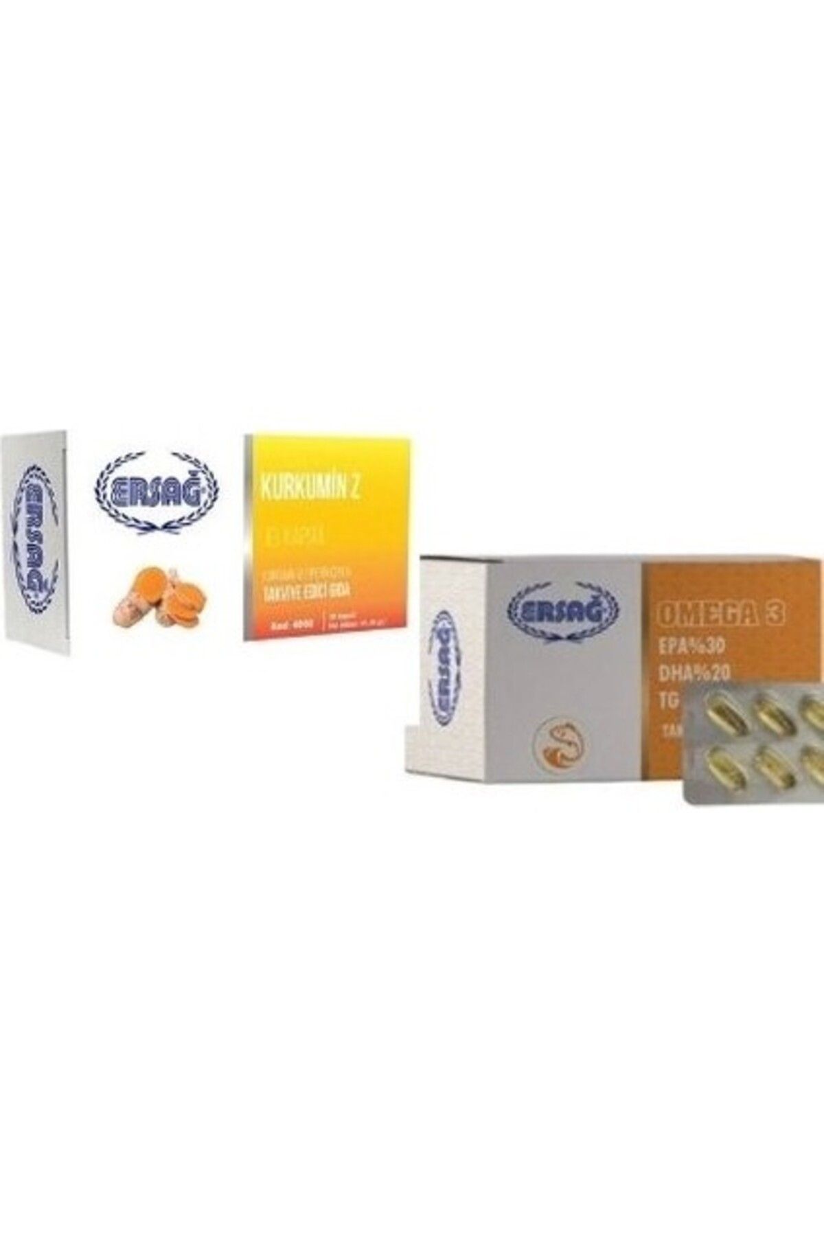 Ersağ Ersağ Omega 3 ve Kurkumin Z Ikisi Bir Arada