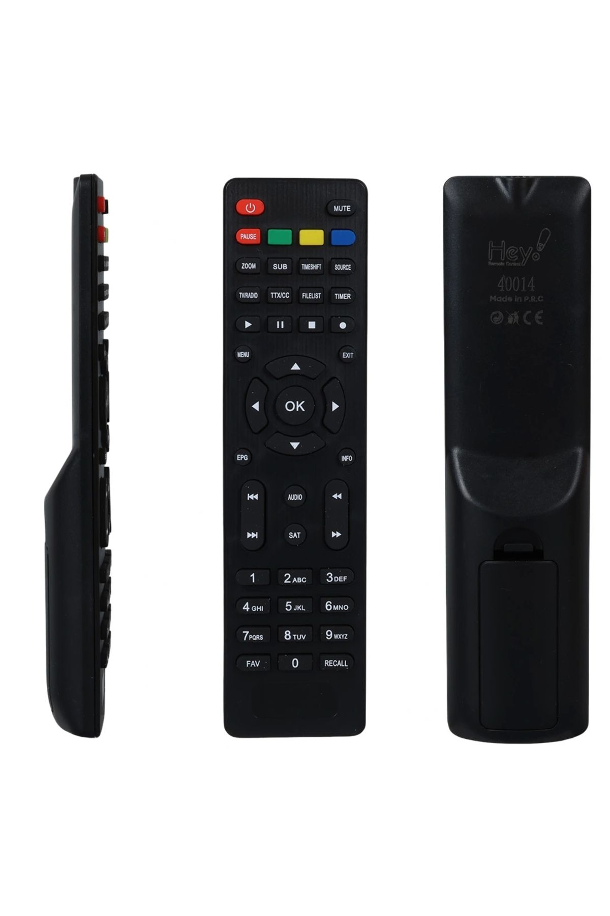 shopwave MERSAT STAR/YUMATU HD/CITYBOX HD/MERSAT MARGINAL UYDU KUMANDASI PAUSE KIRMIZI (40014=3035) (5047)