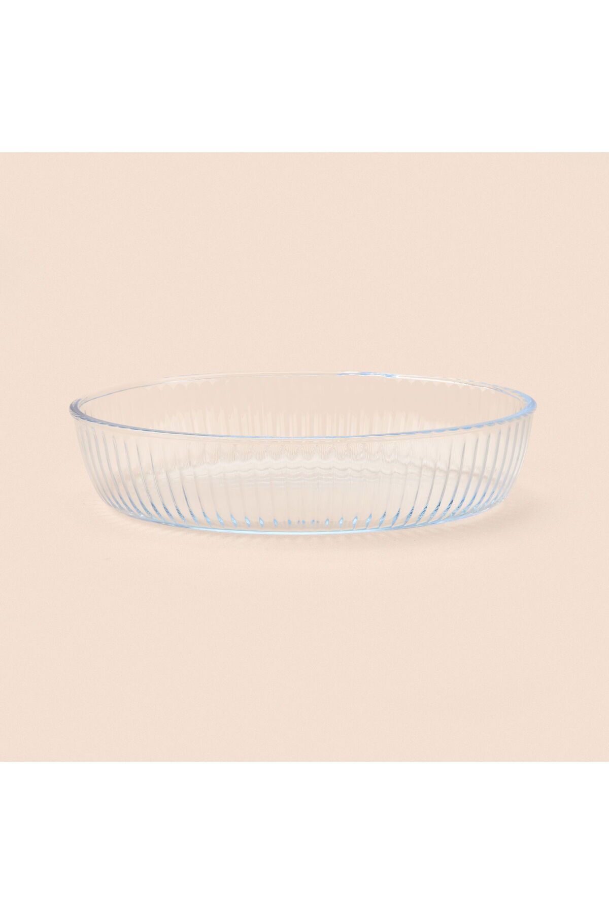 ASPARTAM Twin Oval Cam Fırın Kabı - Şeffaf - 25x17 cm
