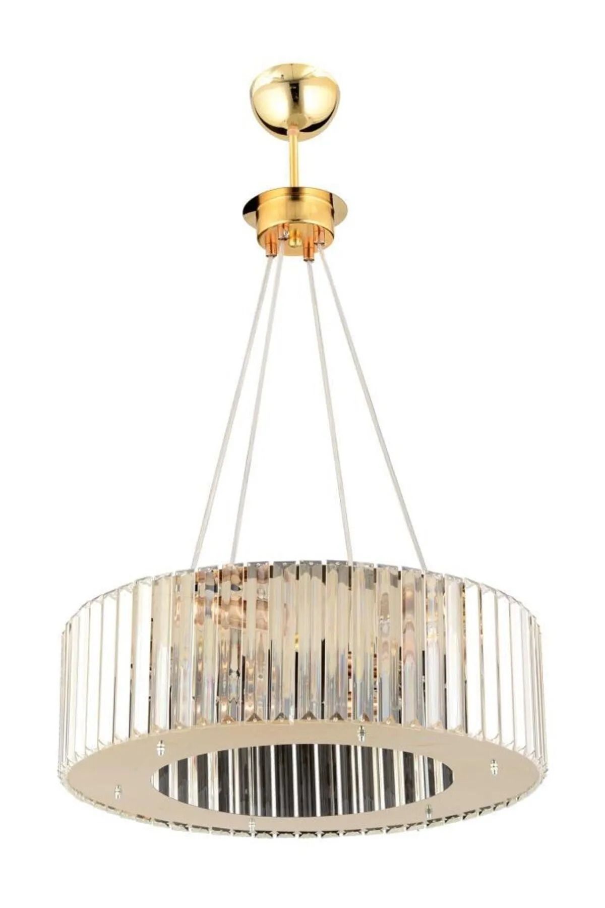 XİGENON Opalya Gold 45 Cm şık ve tasarım 15 lik taşlı avize