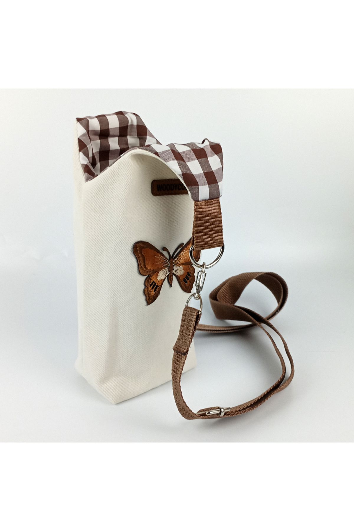 woodycord-1 Liter Handmade U Model Butterfly Flask Case 6