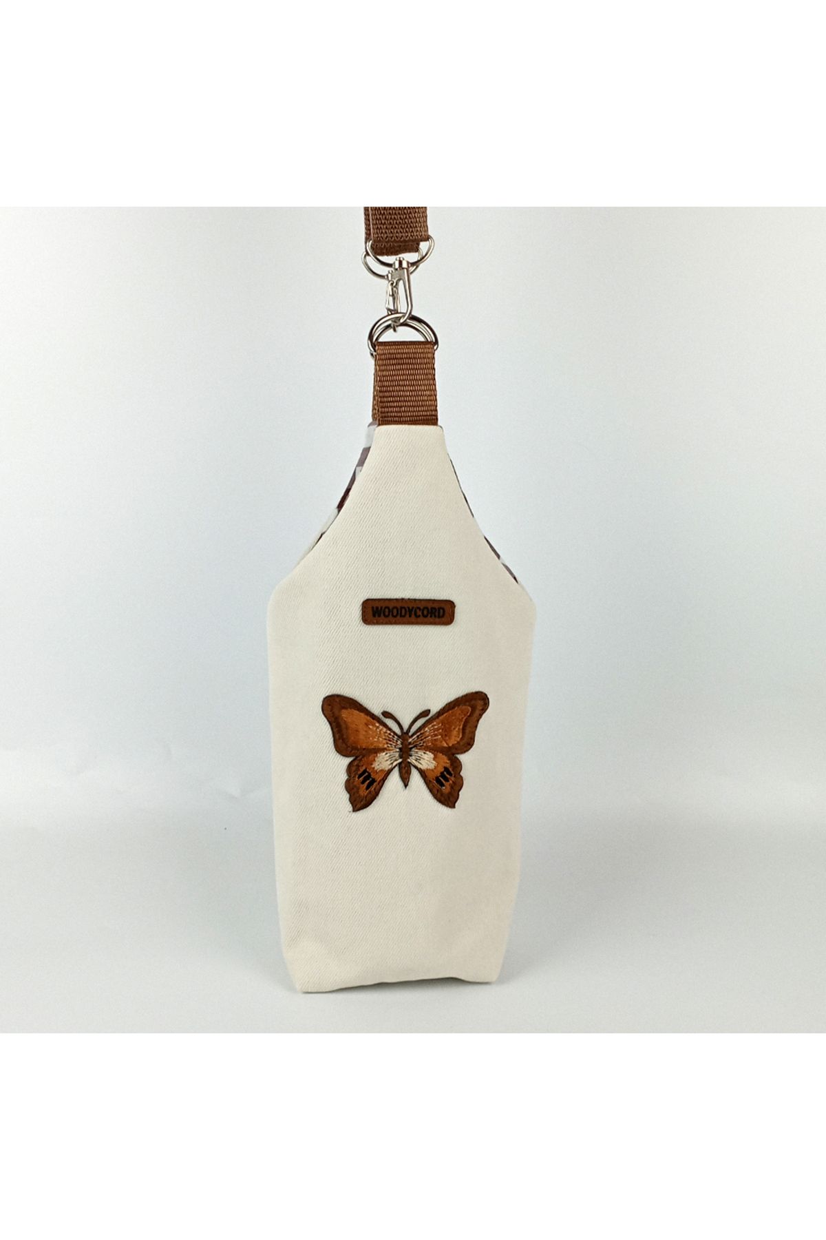woodycord-1 Liter Handmade U Model Butterfly Flask Case 4