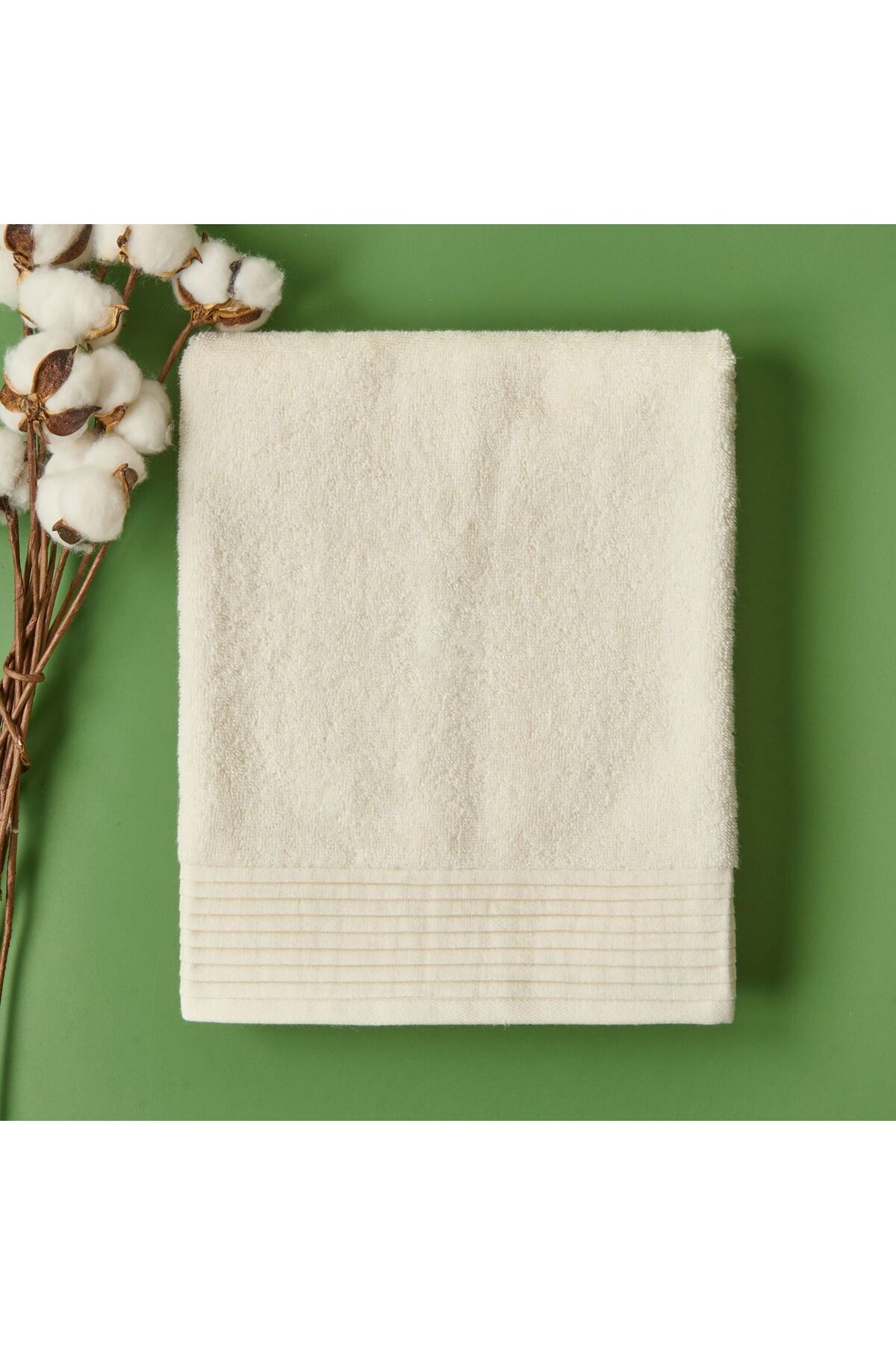 ASPARTAM Soft Premium Yüz Havlusu - Beyaz - 50x90 cm