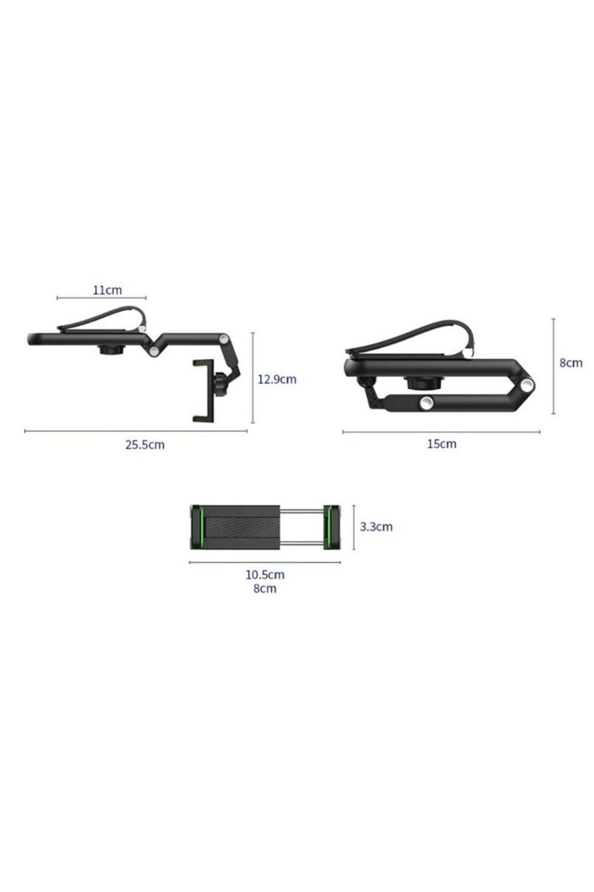 Mulvix Mullurg Urg01 1080° Dönebilen Çok Fonksiyonlu Telefon Tutucu -103 (Muul)