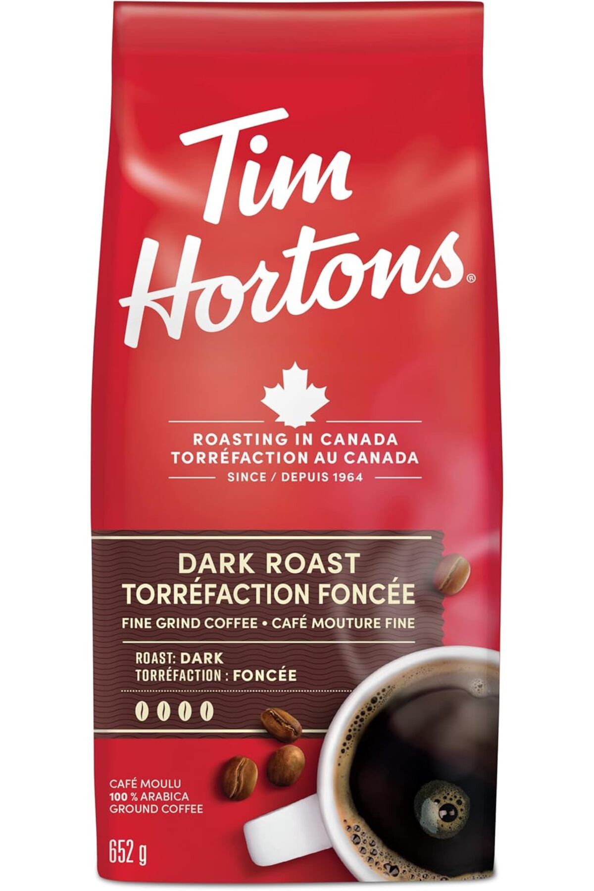 Tim Hortons Orijinal Kanada- Dark Roast- Koyu Kavrulmuş Kahve- 300 gr
