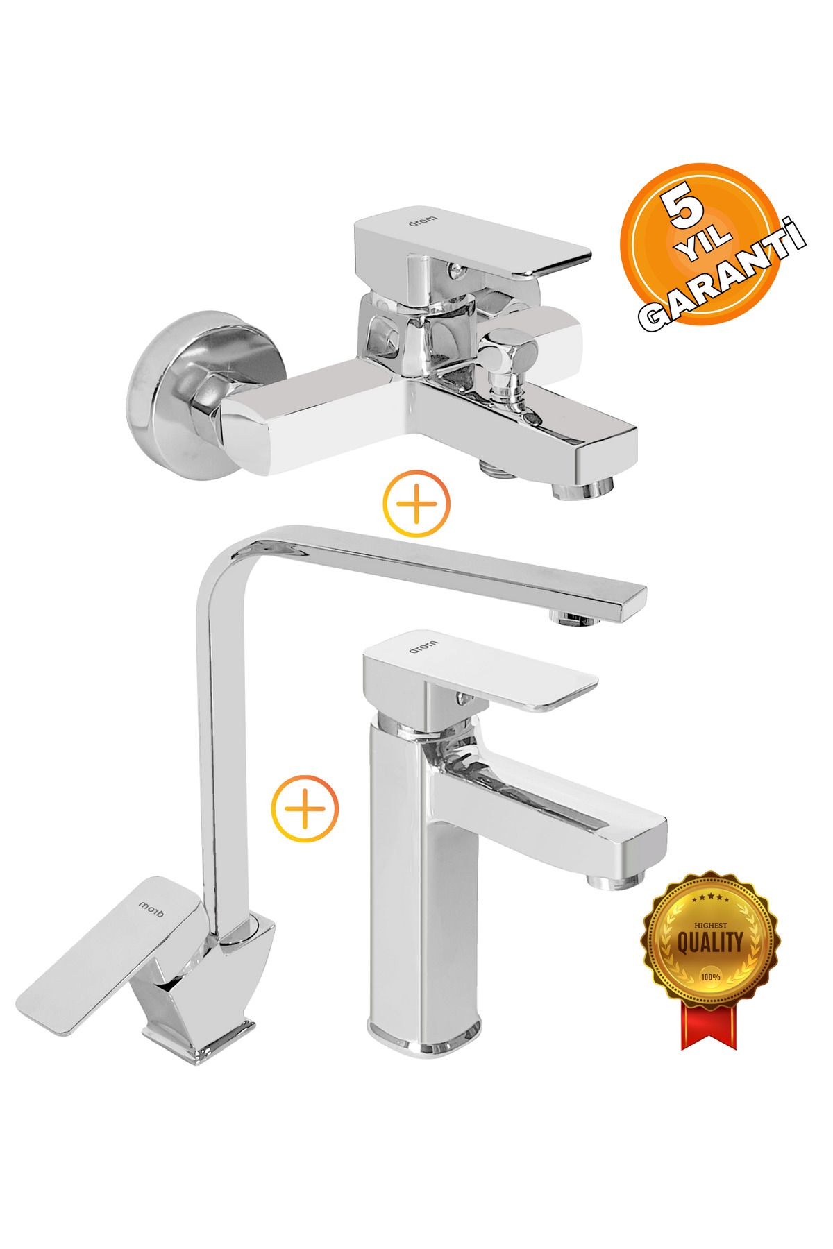 NAVEX Drom Aurora Batarya Seti (Banyo+Evye+Lavabo)