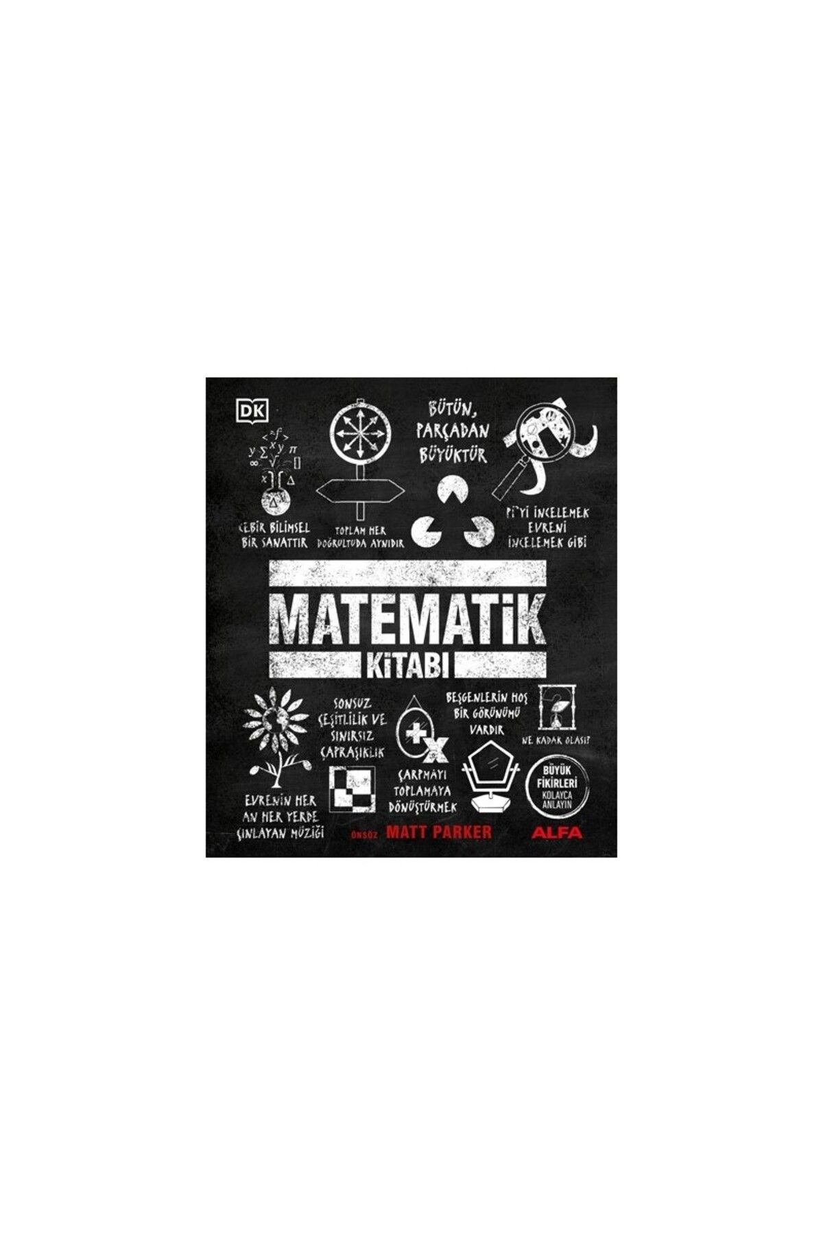 Alfa Yayınları Matematik Kitabı Tamamı Renkli Resimli Kuşe Ciltli! - Matt Parker