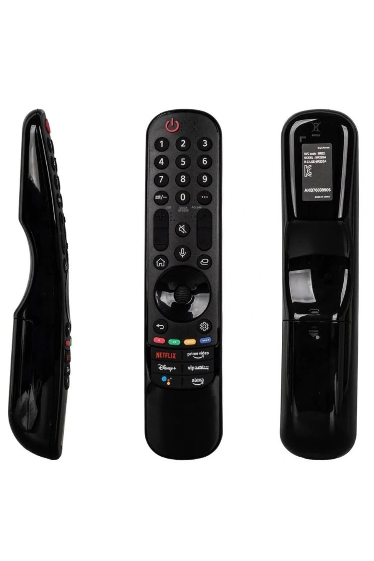 shopwave SES KOMUTSUZ LG AKB76039906 NETFLIX - PRIME VIDEO - SHAHID VIP - ALEXA TUŞLU LCD LED TV KUMANDA (504