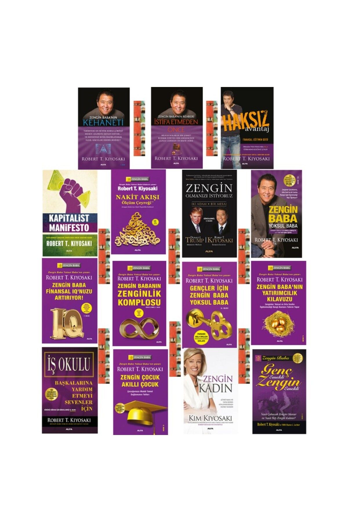 Alfa Yayınları Haksız Avantaj / İstifa Etmeden Önce / Zengin Baba Yoksul Baba - Robert T. Kiyosaki