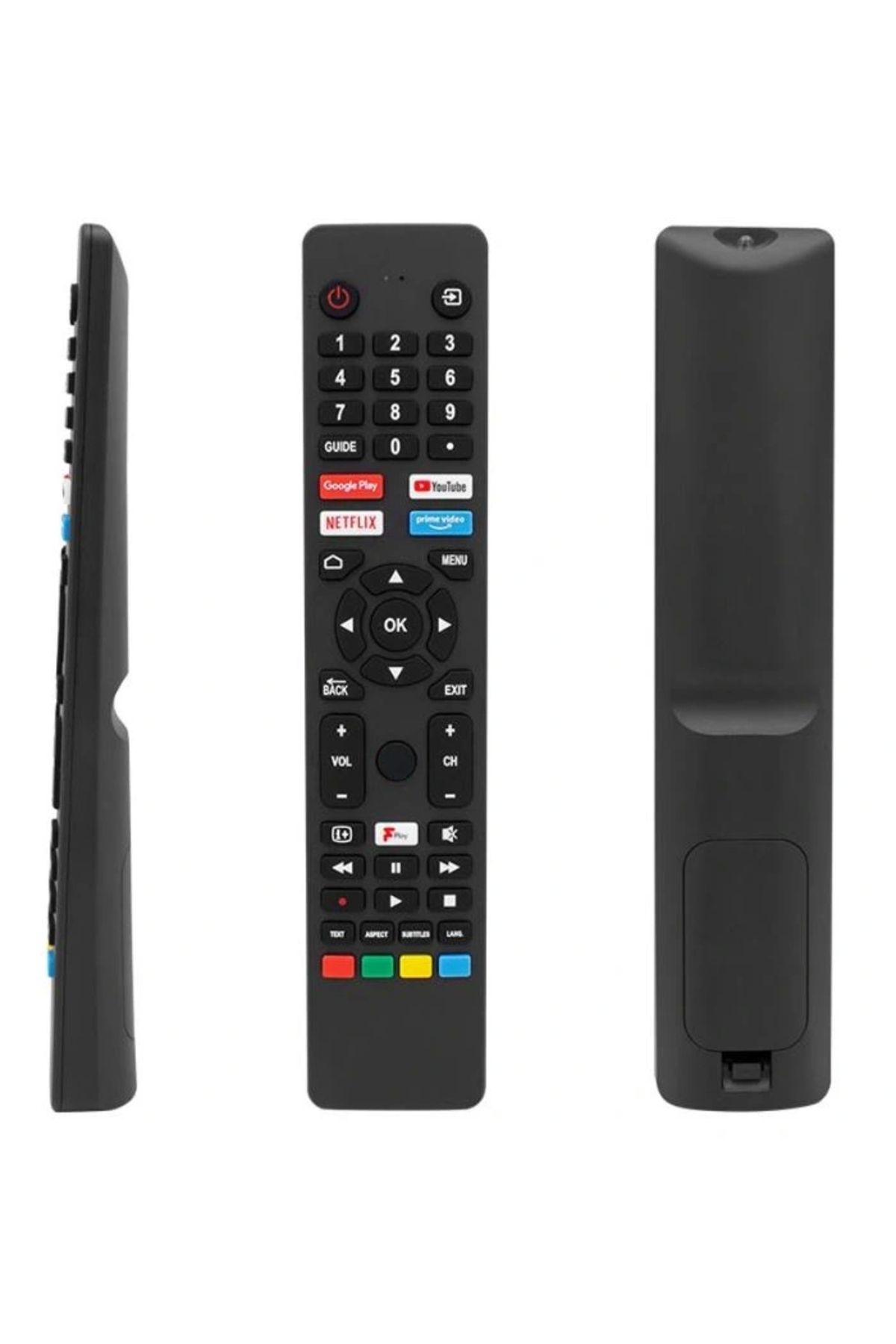 shopwave SES KOMUTSUZ JVC RM-C3250 NETFLIX-PRIME VIDEO-GOOGLE PLAY-YOUTUBE TUŞLU LCD LED TV KUMANDA (5047)