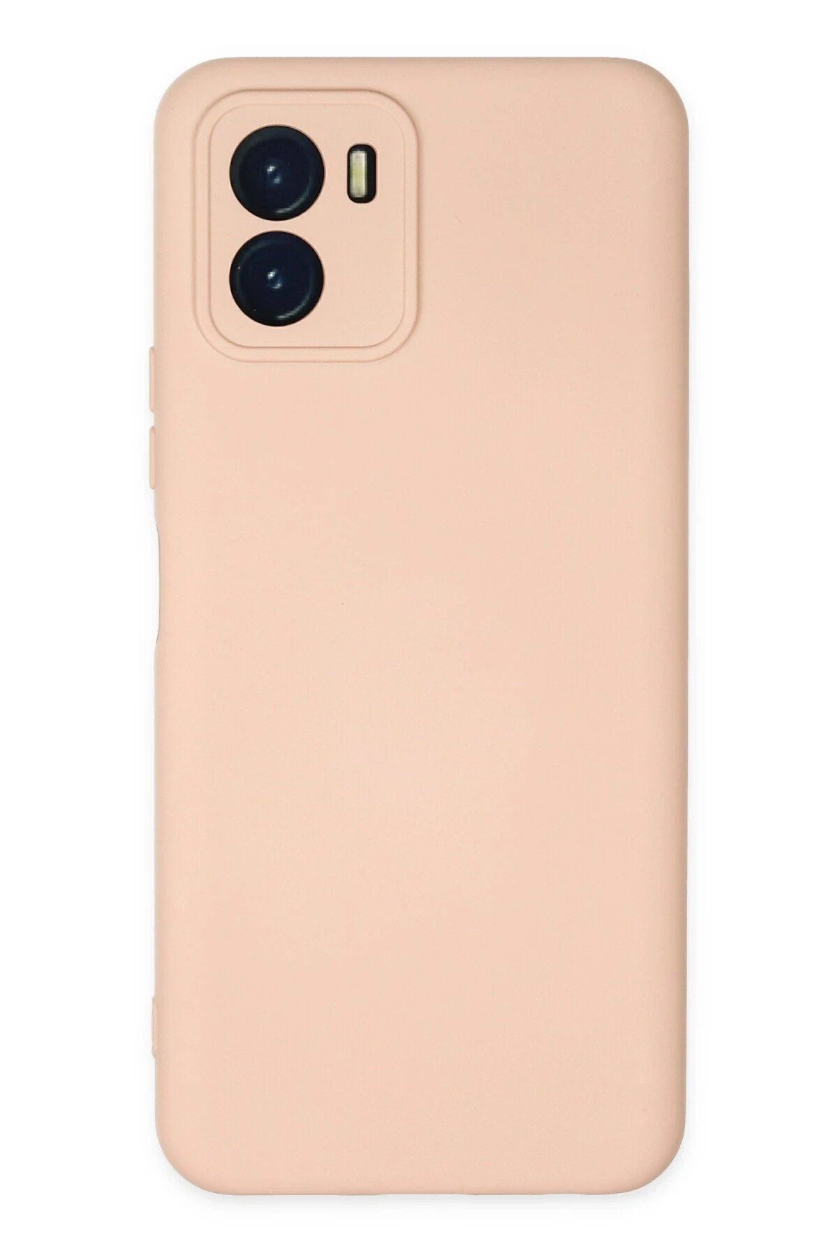 nerede bulurum Newface Vivo Y15S Kılıf Nano içi Kadife Silikon - Pudra