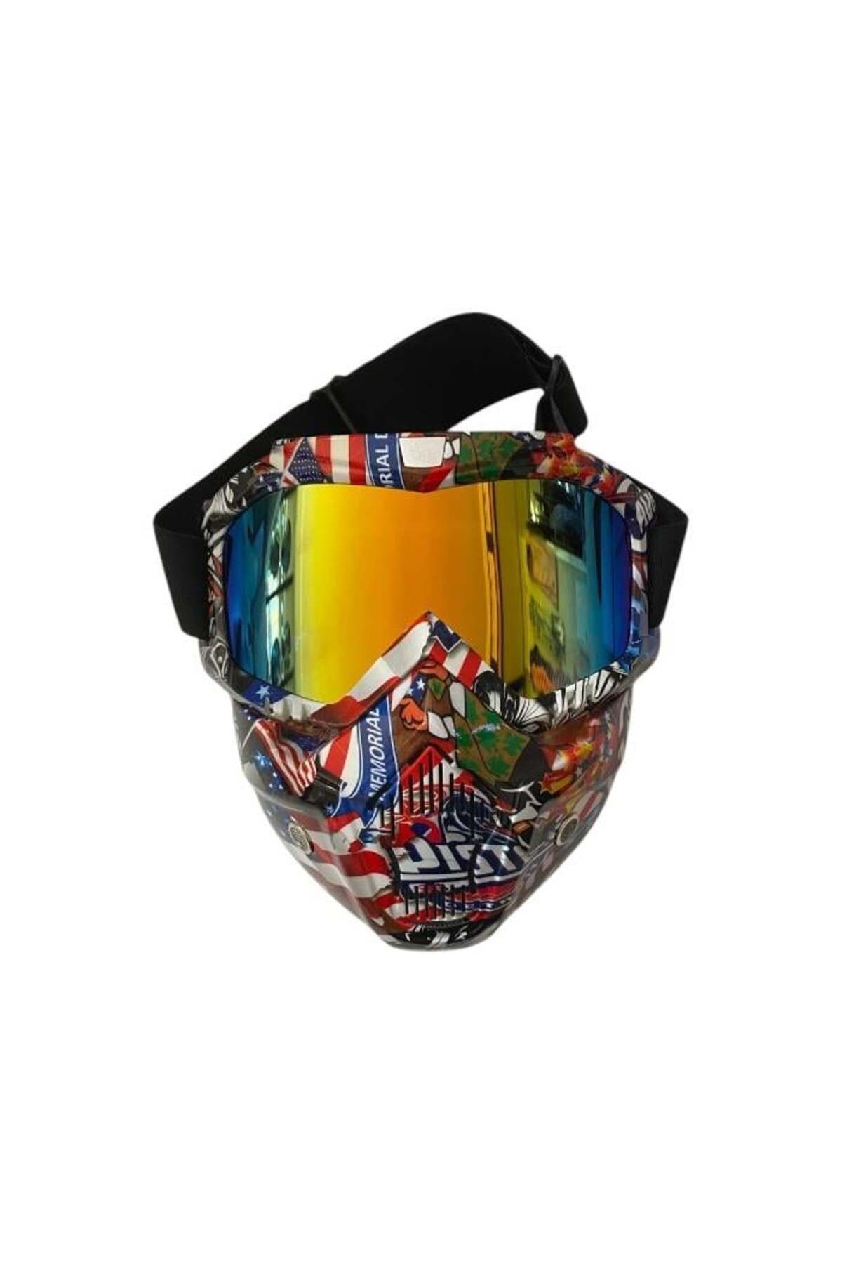 Tex 710 Jet Kask Maskesi Desenli Memorial