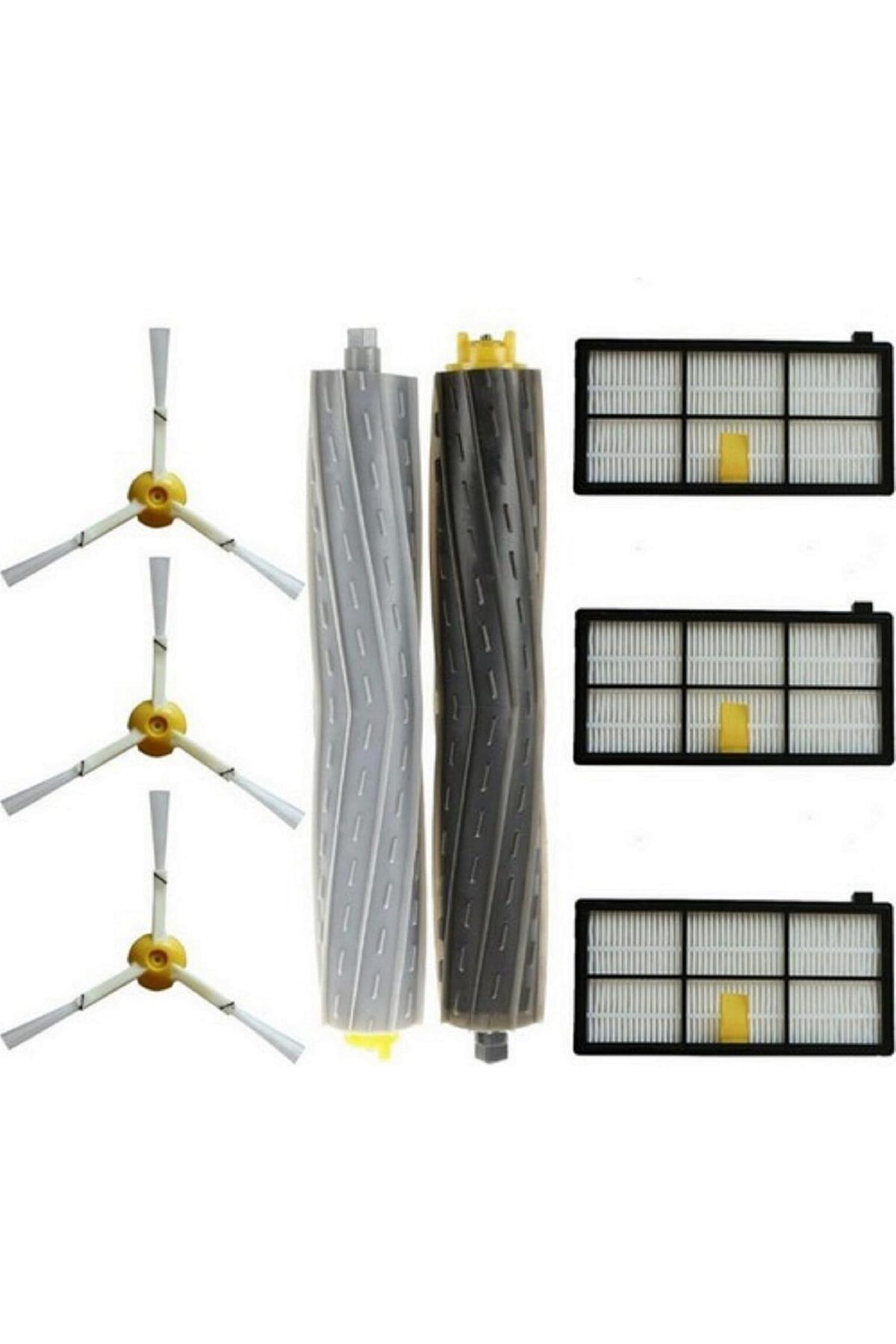 KDROĞLU plamystical Roomba 800 900 Serisi Hepa Filtre,Fırça Yedek Seti,Roomba Robot Süpürge 800 850 851