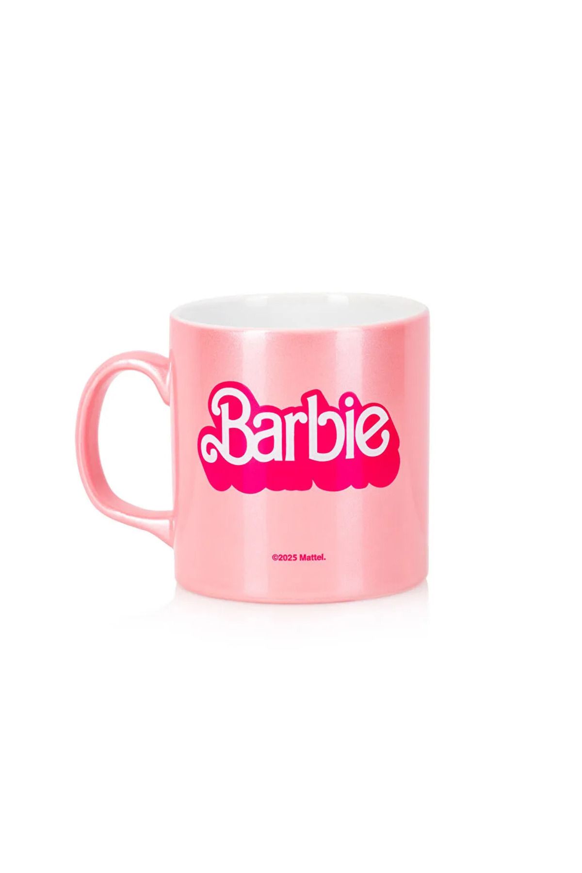 LC Waikiki Pembe Barbie Baskılı Seramik Kupa