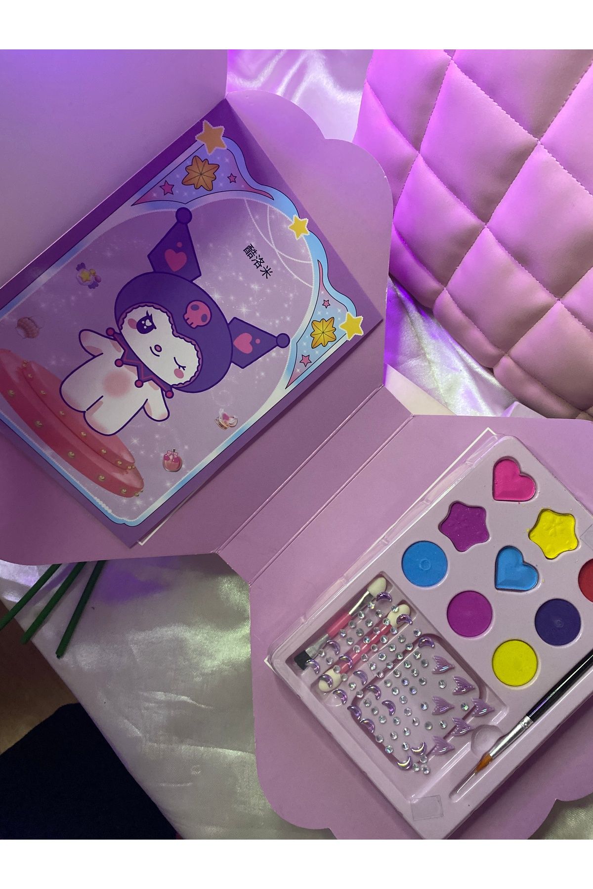 TATLIŞ Çeşitli boyamalı sticker ve etkinlik çantası ,kendin tasarla eğitici sticker çantası