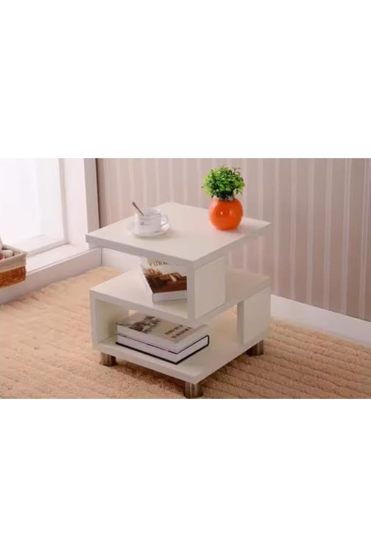 COOYA-طاولة قهوة متعددة الوظائف من Michacose بتصميم عصري بسيط وطاولات جانبية للأريكة ومساحة تخزين من الخشب الصلب 6