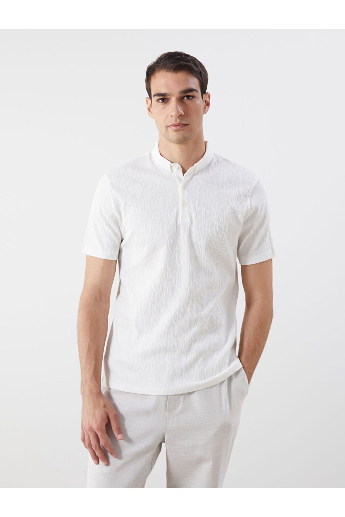 LC Waikiki LCW Vision Polo Yaka Penye Erkek Tişört