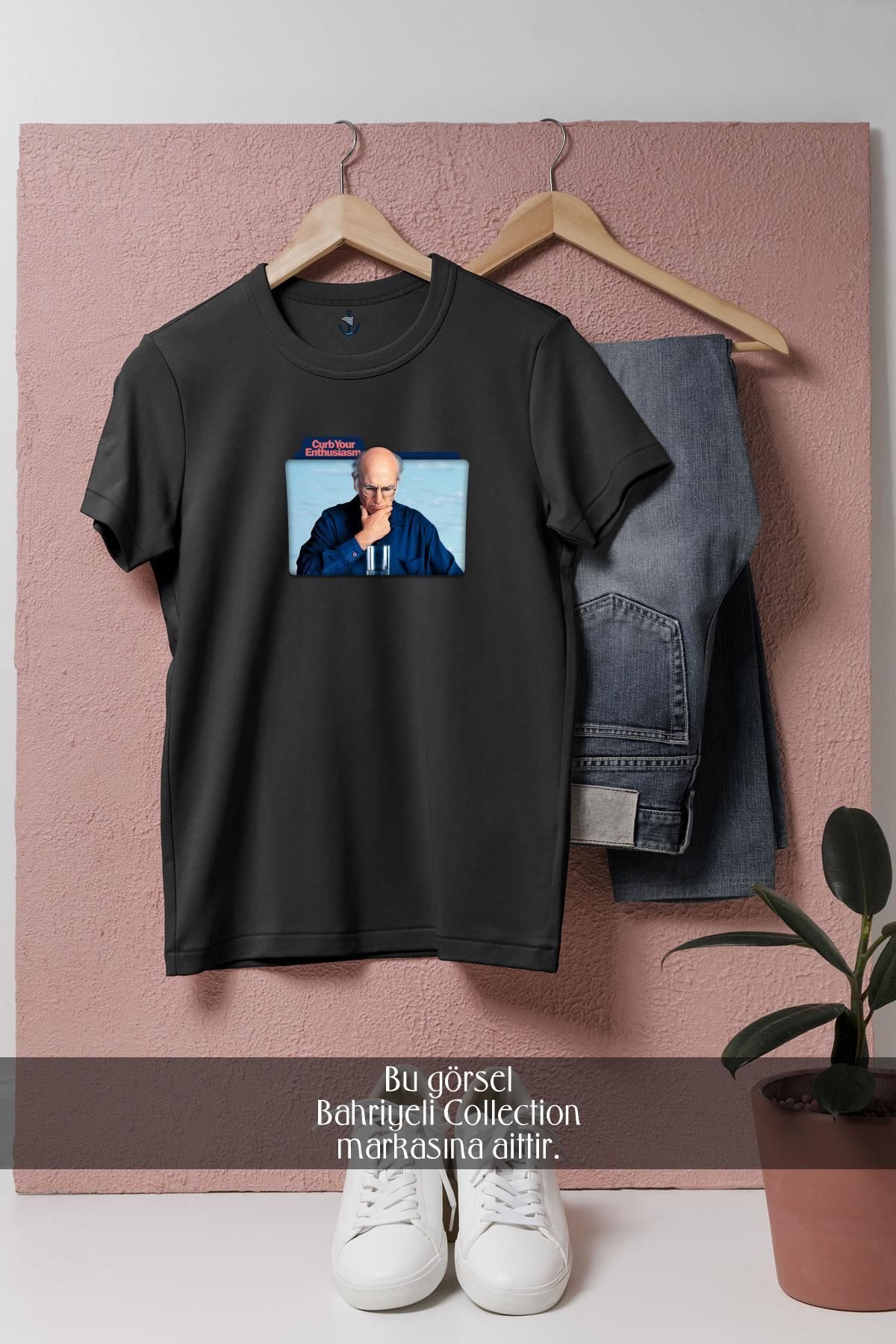 Bahriyeli Collection Oversize Curb Your Enthusiasm Tasarımlı Unisex T-Shirt