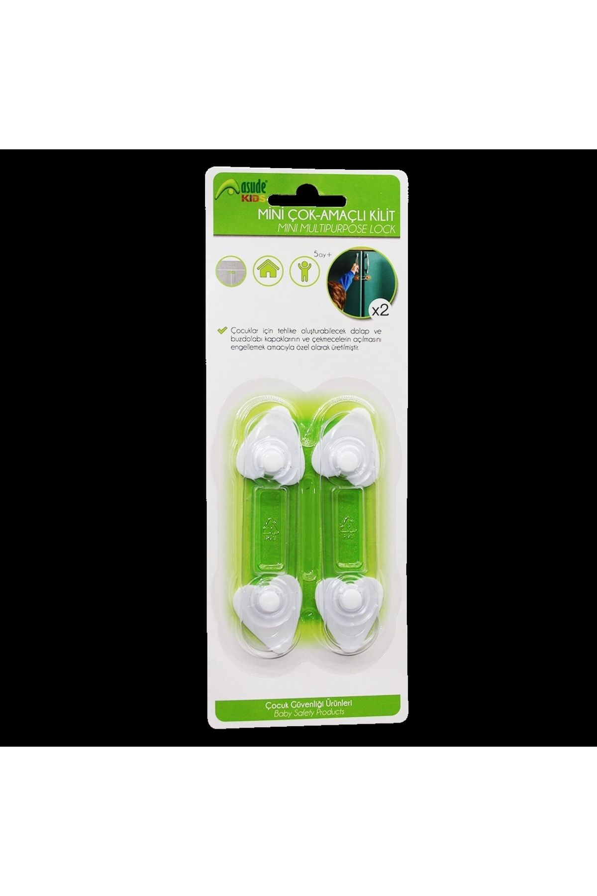 shopwave 2 PARÇA MİNİ ÇOK AMAÇLI KİLİT Ç.EMNİYET (5047)