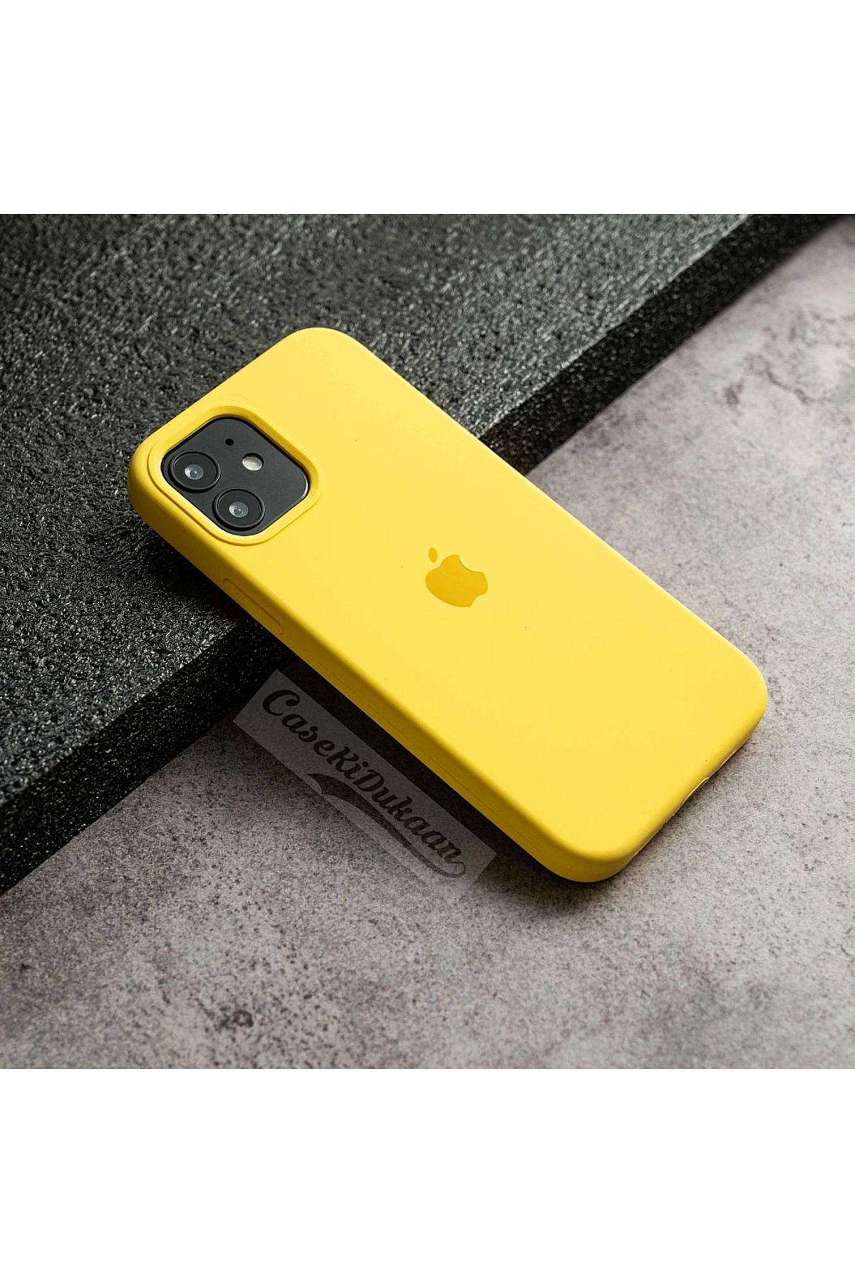CaseKİdükkan Iphone 12/12 Pro Uyumlu Içi Kadife Lansman Silikon Kılıf Kapak Premium