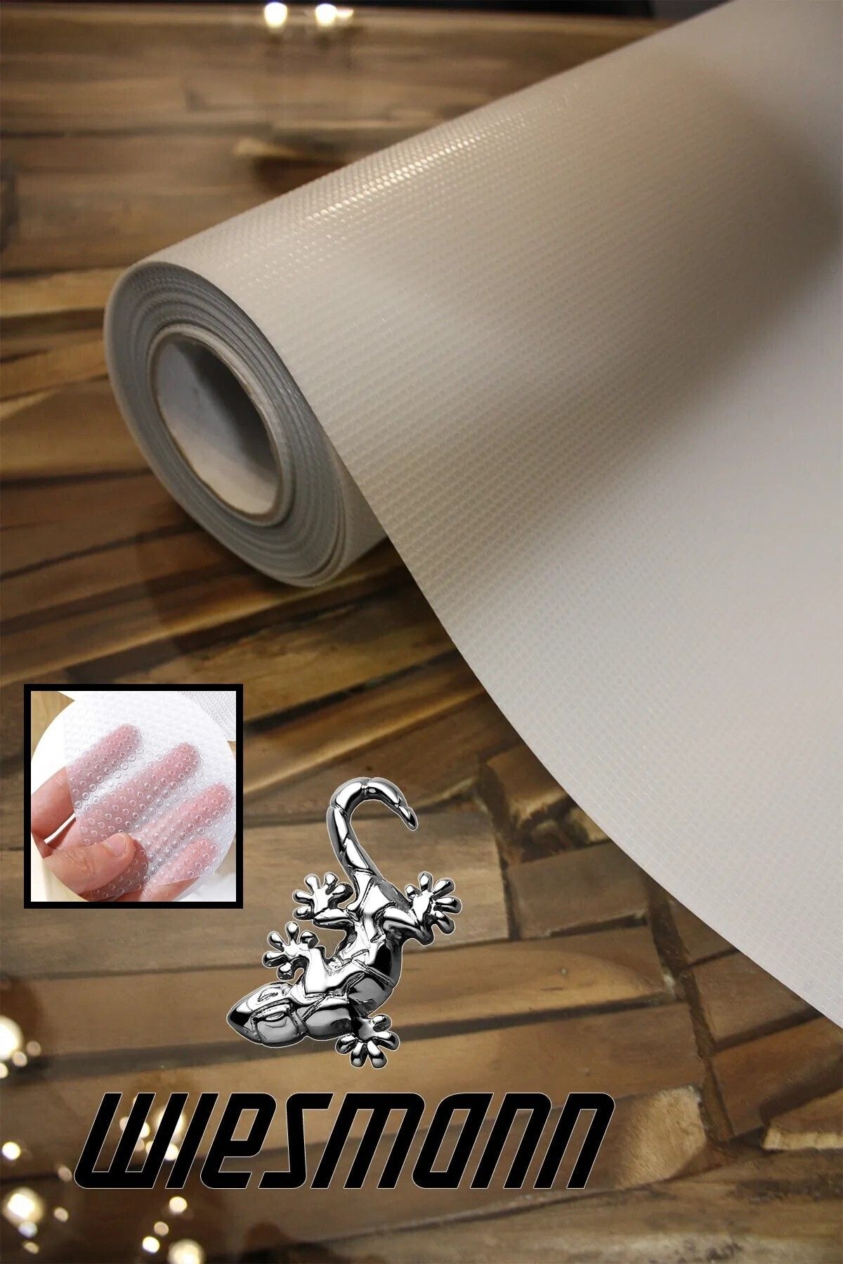 teknotrust Gri 45cm X 10m Raf ve Çekmece İçi Kaymaz Desenli Örtü