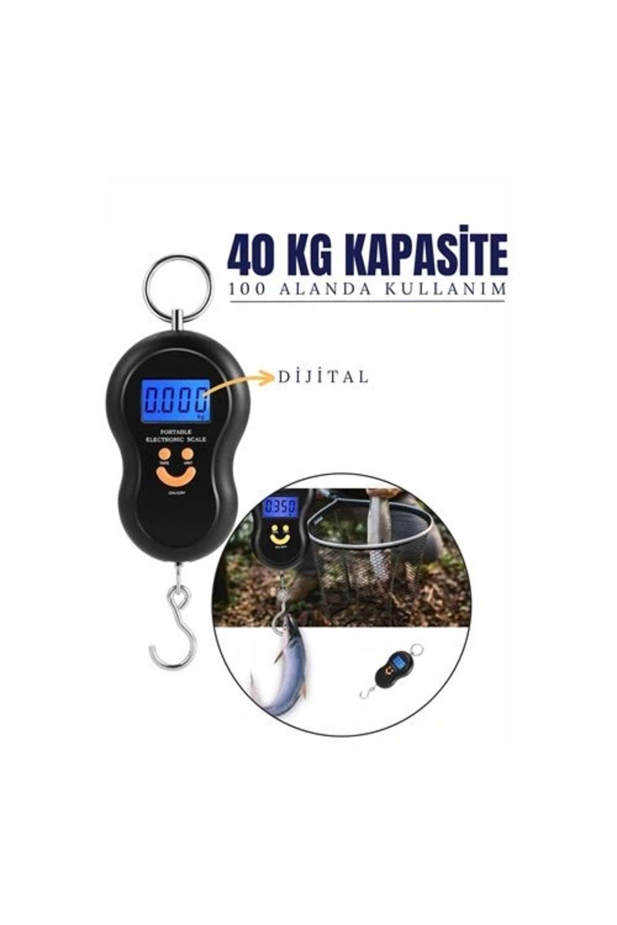 shopwave Balıkçı Tipi Dijital 100 Alanda Kullanım El Tartısı