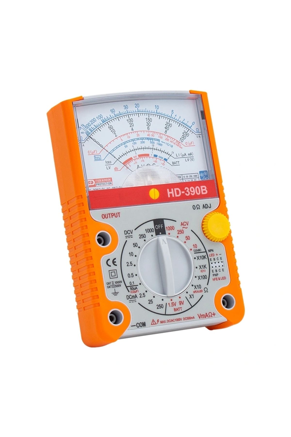 shopwave ANALOG ÖLÇÜ ALETİ HD-390B GENİŞ EKRAN (5047)