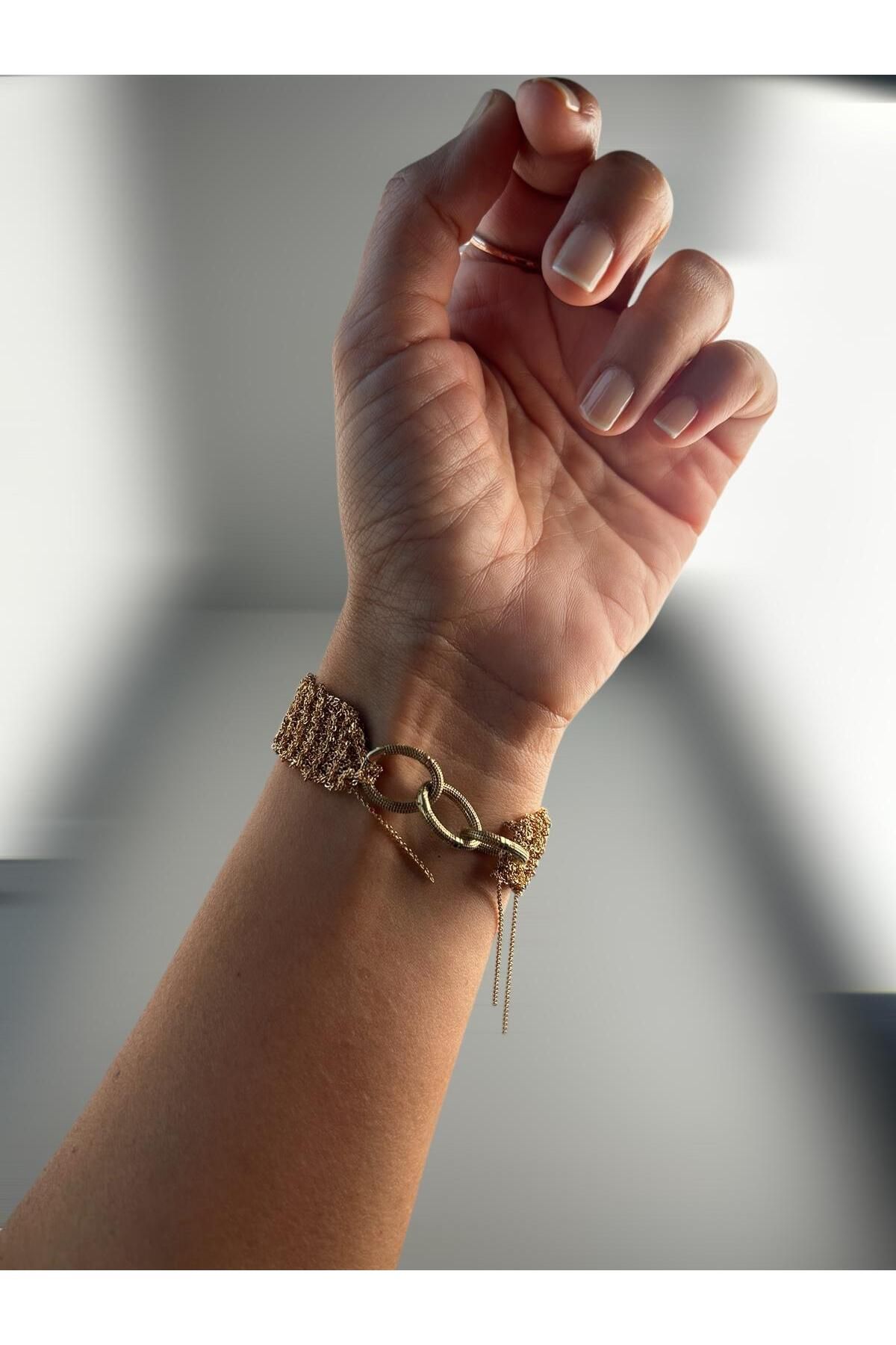 Bennu Design Jewelry Zincir Örme Bileklik El Yapımı