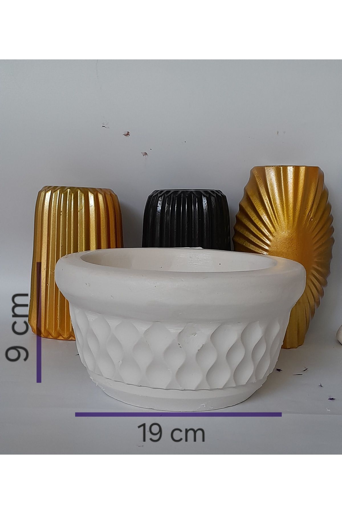 elvanhobi Saksı, büyük Saksı, vazo 19 cm