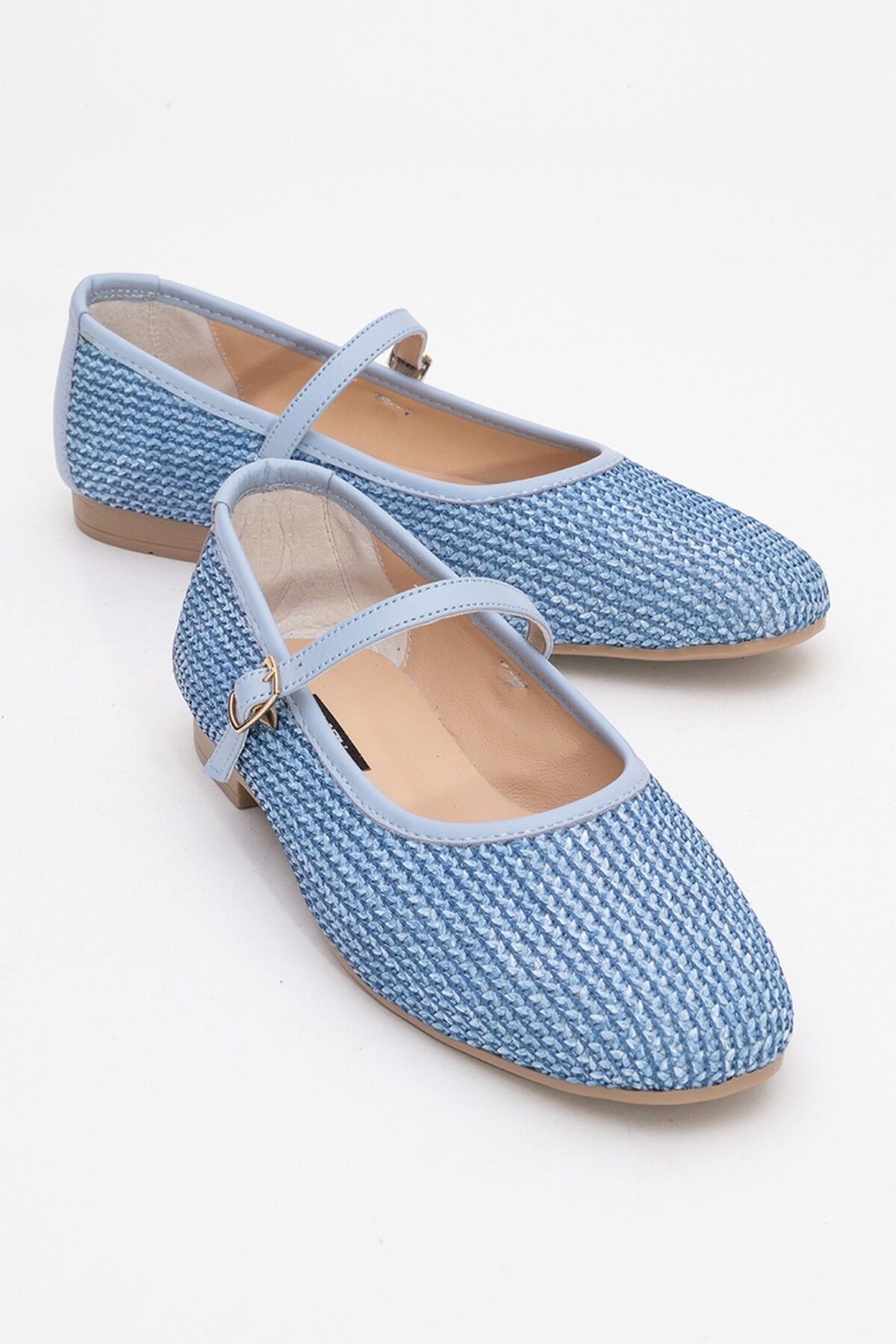 Lizy Shoes Hasır Detaylı Kadın Babet