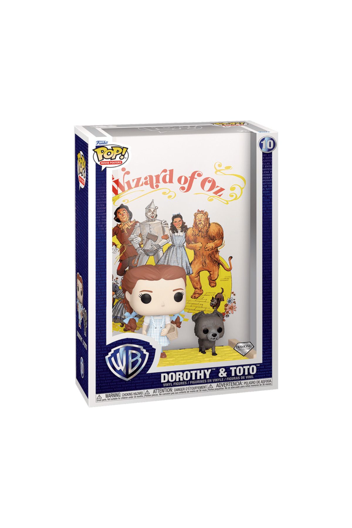 Funko Pop Movie Posters Warner Bros The Wizard Of Oz - Dorothy&Toto Diamond Collection No:10