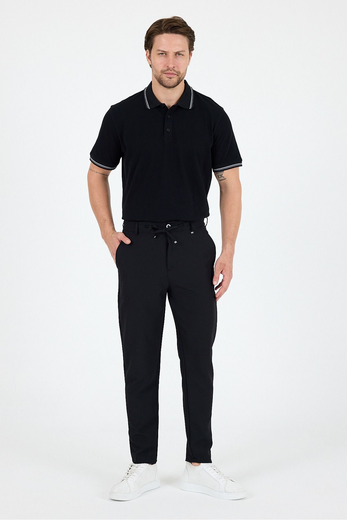 Rodi Sinyor Cepli Günlük Spor %95 Polyester%5 Elastan Rahat Kalıp Erkek Jogger Pantolon Eşofman Altı 3668