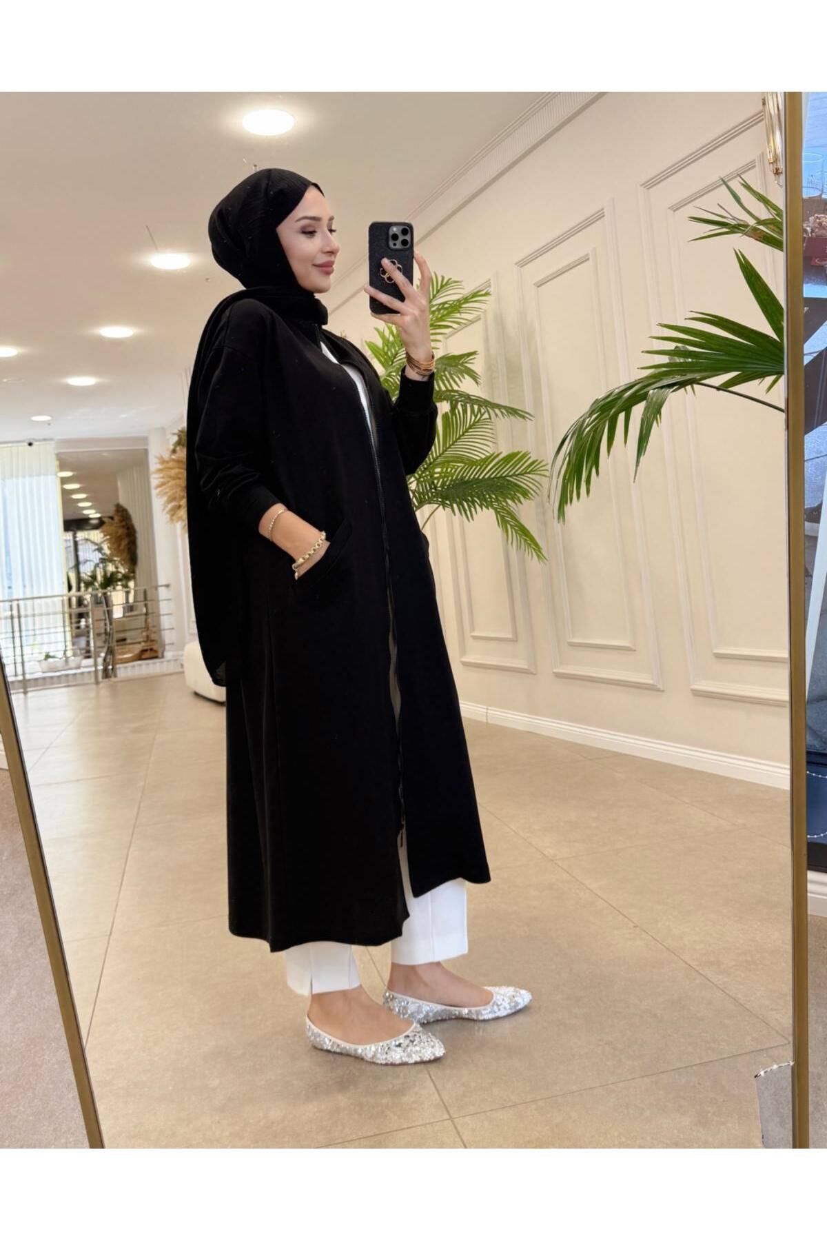Hare Butik LONGRA UZUN BASİC KAP