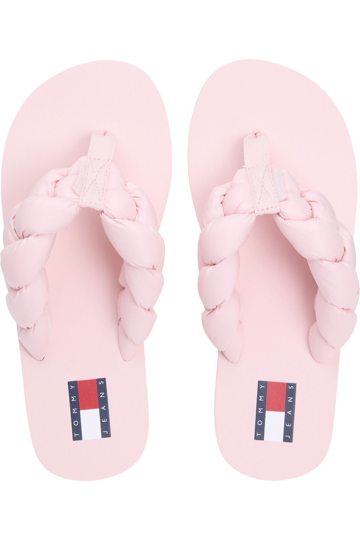 Tommy Hilfiger Örgülü Pembe Parmak Arası Terlik