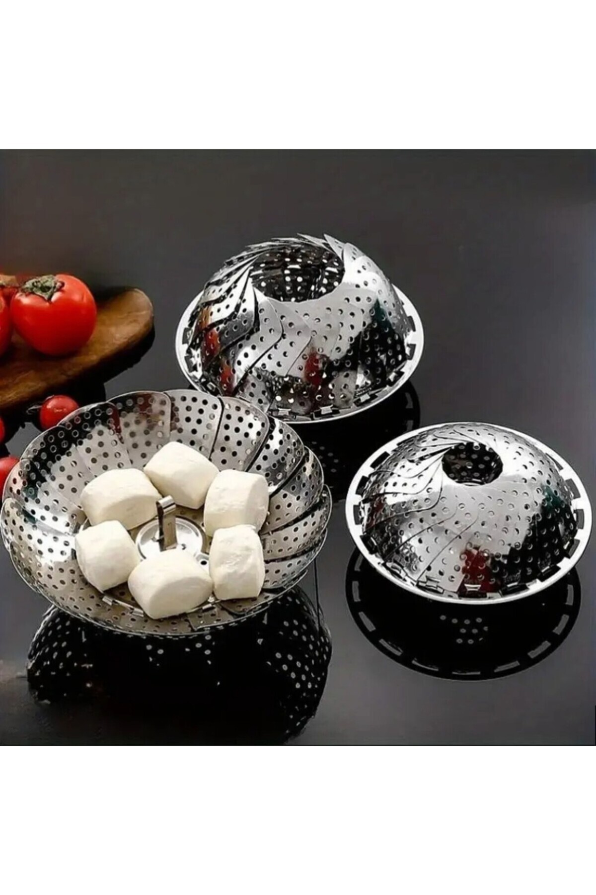 MorPort Bebekler Için Ek Gıda Haşlama Aparatı Ve Cam Narenciye Sıkacağı 2'li Set fotoğrafı 3 (önizleme)