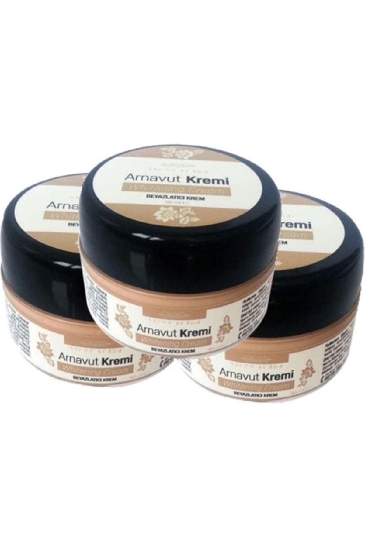 Vemora Three Brand Arnavut Kremi 50 ml x 3 adet