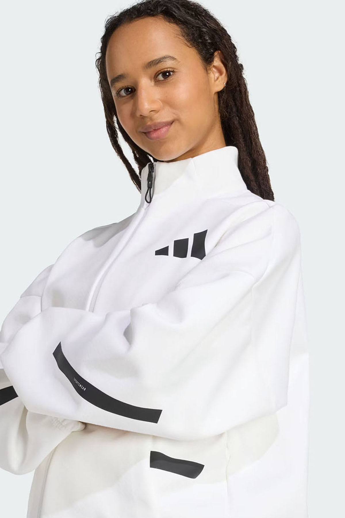adidas JL7331 Z.N.E. Tt Kadın Sweatshirt görsel 5