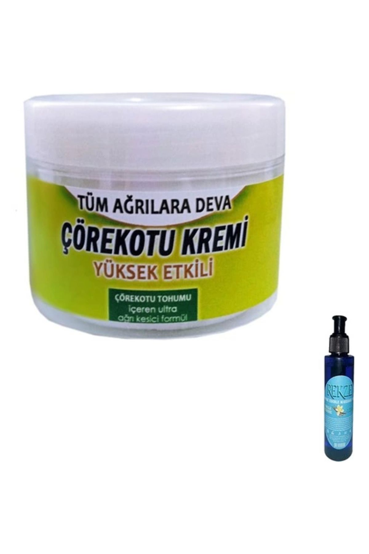 Vemora Hintohu Çörek Otu Kremi + 100 Ml / Rekza Çilekli Vücut Masaj Bakım Yağı 125 Ml