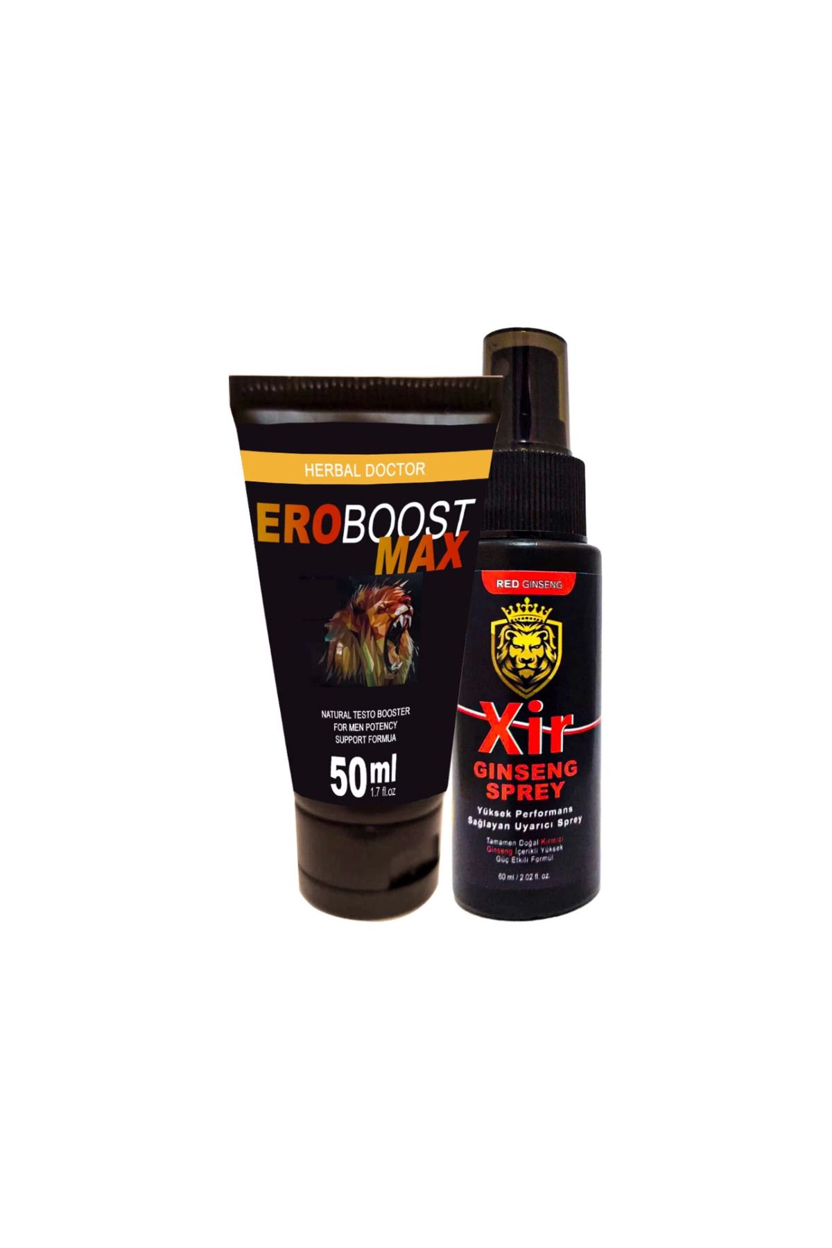 Vemora Eroboost Maxtesto Krem 50 ml + Yanında Xir Erkeklere Özel 3xeffect 60 ml Sprey Bkn1EK364